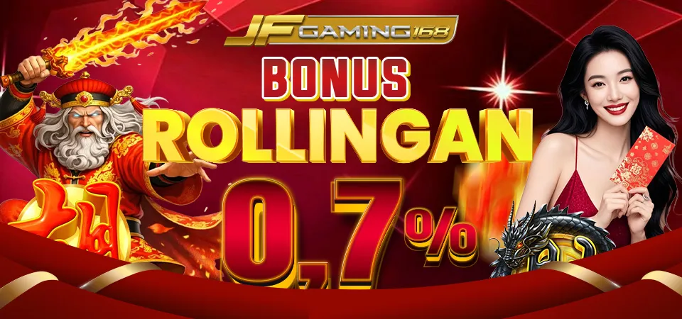 Bonus Rollingan Mingguan 0.7% - JFGAMING