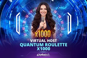 Virtual Host Quantum Roulette x1000 - JFGAMING